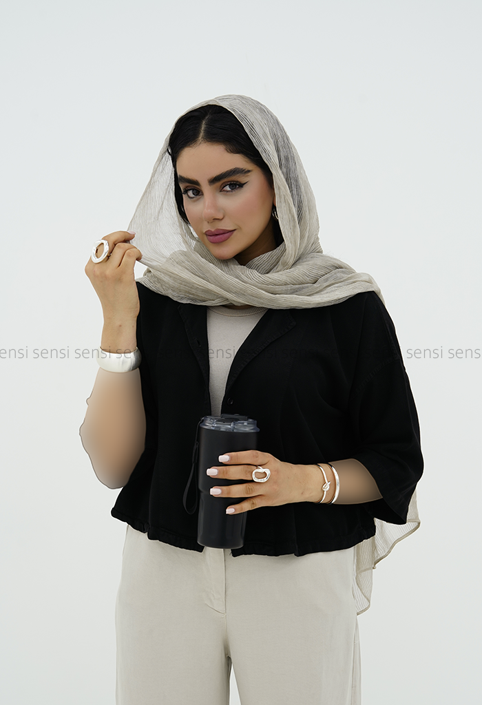 شومیز کتان سیلک باکسی کد1006059